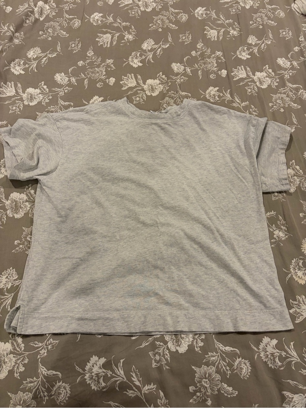 Old Navy Light Gray Short Sleeve Kids Tee